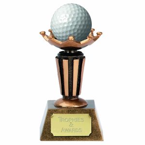 Gold Cricket Ball Display Stand 9.5cm (3 3/4")