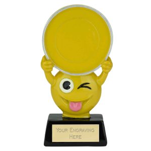 Novelty Emoji Custom Logo Trophy 11cm (4 3/8")