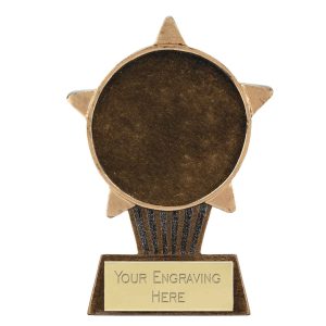 Mini Star Plus 2" Custom Logo Centre Holder 10cm (4")
