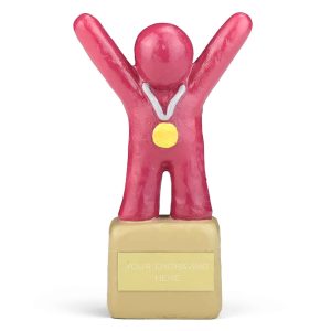 Clay Man Medal Winner Award Trophy