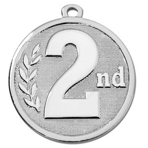 Silver Galaxy 2nd Place Medal 45mm (1 1/2")