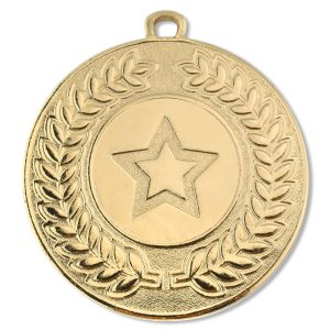 Contour Star Laurel Medal 50mm (2")