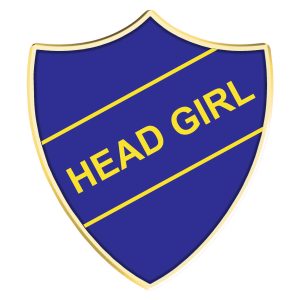 Head Girl Shield Badge
