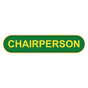 Chairperson Bar Badge