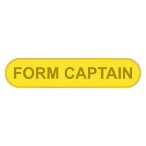 Form Captain Bar Badge