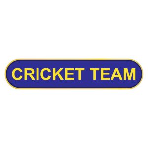 Cricket Team Bar Badge