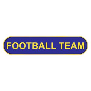 Football Team Bar Badge