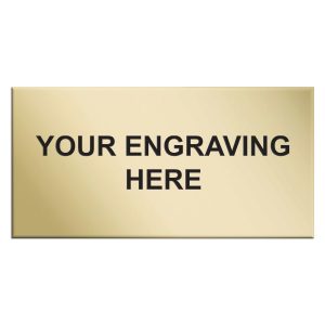 Plain Brass Plaque
