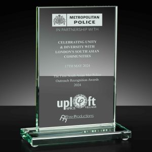 Classic Rectangular Jade Glass Award