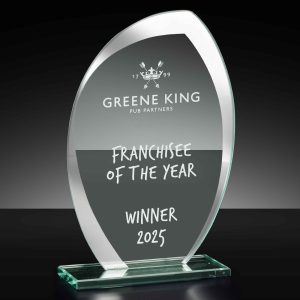 Infinity Mirrored Edge Glass Award
