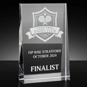 Guardian Optical Crystal Wedge Award