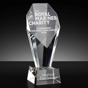 Achievement Mounted Diamond Optical Crystal Award