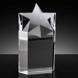 Focus Chunky Star Crystal Award