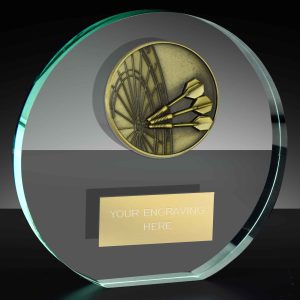 Classic Darts Poppy Glass Award