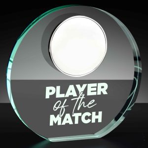 Poppy Player of the Match Jade Glass 12cm (4 3/4")