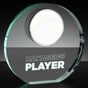 Poppy Managers Player Jade Glass 12cm (4 3/4")