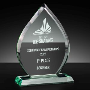 Eternal Flame Jade Glass Award