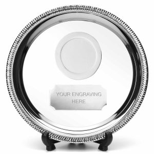 Sierra Custom Logo Silver Salver