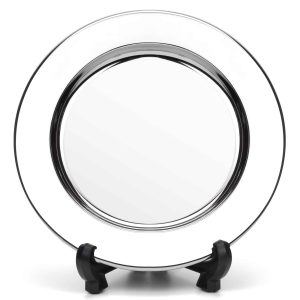 Ascent Nickel Plated Silver Salver