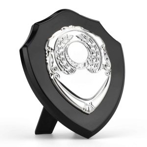 Black Triumph Plaque with Silver Shield