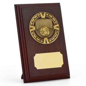 Prize Ruby Wood Varsity Football Plaque 15cm (6")