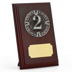 Prize Ruby Wood Varsity No. 2 Plaque 15cm (6")