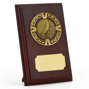 Prize Ruby Wood Varsity Rugby Plaque 15cm (6")