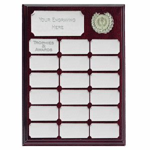 Ashfield Silver Presentation Plaque