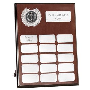 Westminster Annual Record Plaque