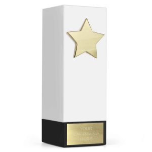 Geo Block Star White