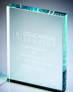 Crystal Block Award (In Presentation Case)