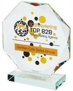 Crystal Octagon Award for Colour Printing (In Presentation Case)