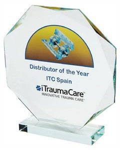 Crystal Octagon Award for Colour Printing (In Presentation Case)