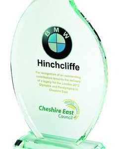 Clear Glass Flame Stand for Colour Printing (In Presentation Case)