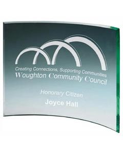 Jade Curve Glass Award