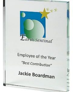 Crystal Block Award for Colour Printing (In Presentation Case)