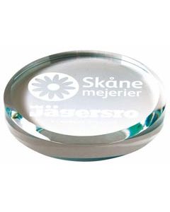 Round Glass Paperweight (In Presentation Case)