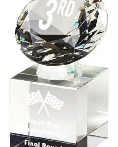 Crystal Diamond Column Award (In Presentation Case)