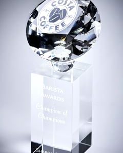 Crystal Diamond Column Award (In Presentation Case)
