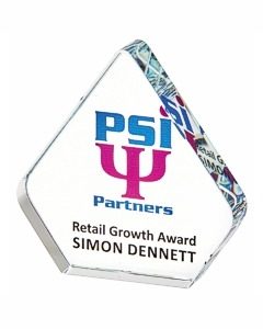 Triangular Mini Colour Printed Awards