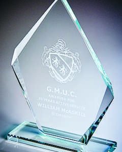 Crystal Iceberg Stand Award (In Presentation Case)