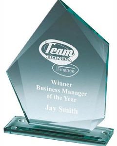 Premium Jade Glass Stand (In Presentation Case)