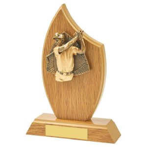 Wood Stand with Male Golf Resin Trim