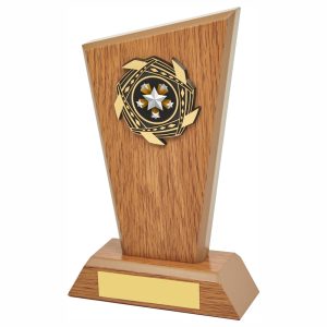 Light Oak Wood Stand Award
