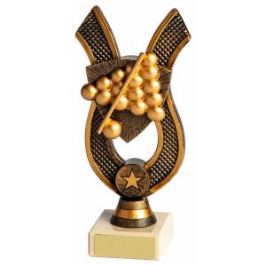 Antique Gold Award with Resin Snooker/Pool Trim