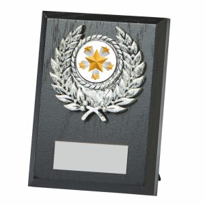 Black Wood Plaque Award