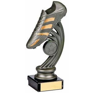 Gunmetal Football Boot on Marble