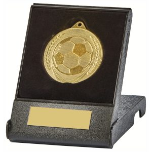 50mm Football Medal in Case