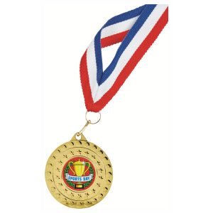 50mm Medal - Sports Day inc Ribbon