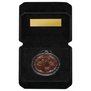 50mm Golf Milled Edge Medal in Luxury Case